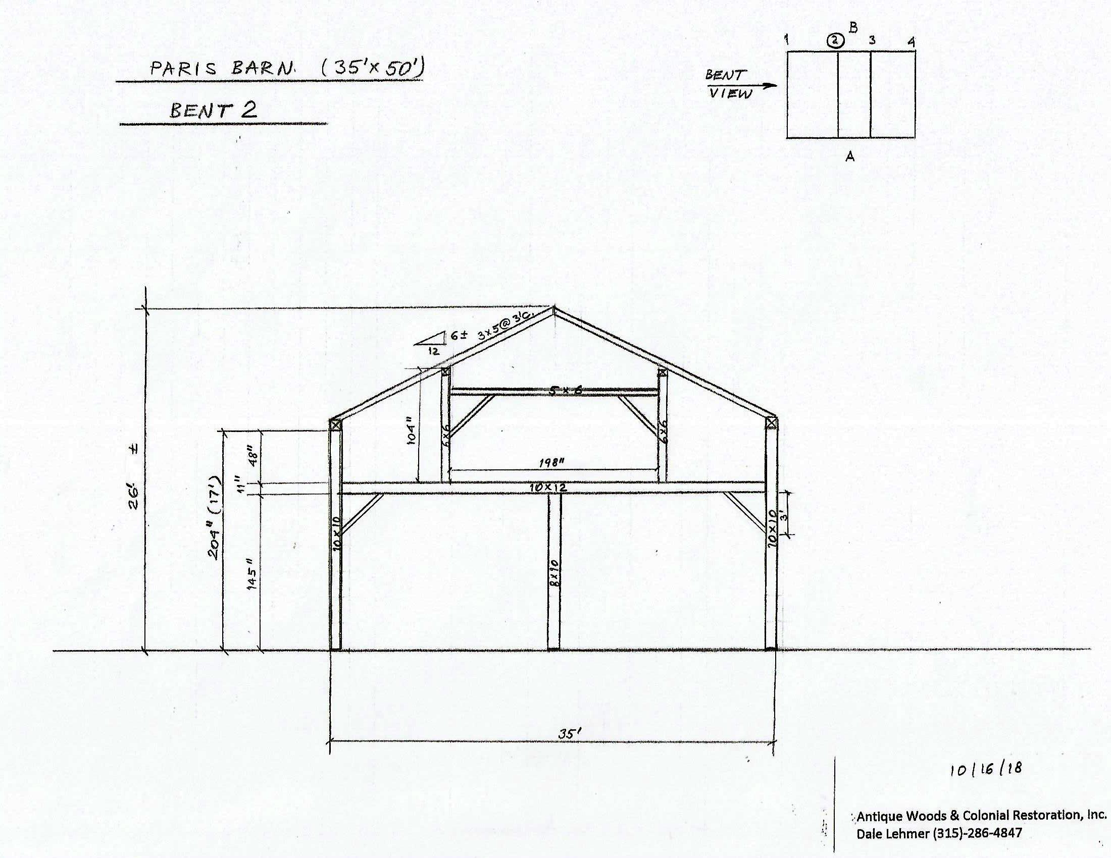 2Paris Barn Bent 2 10-16-18