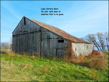 Lake Ontario Barn.