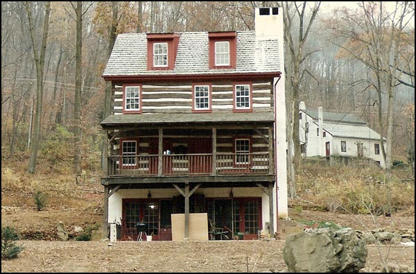 Chester Spring's Log House